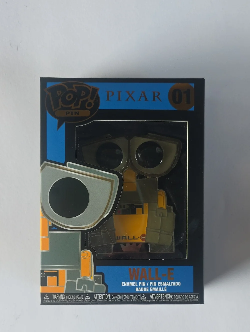 Funko POP! Pixar WALL·E Enamel Pin - Yellow, Black, Blue